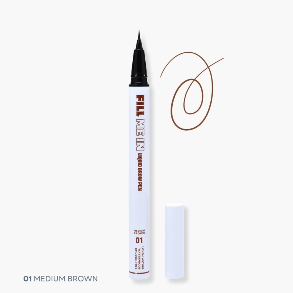 Oz Lab Fill Me In Liquid Brow Pen- medium brown